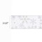 LaRibbons 2 1/2" Wired Ribbon | "Glitter Snowflake" White/Silver | 10 Yard Roll